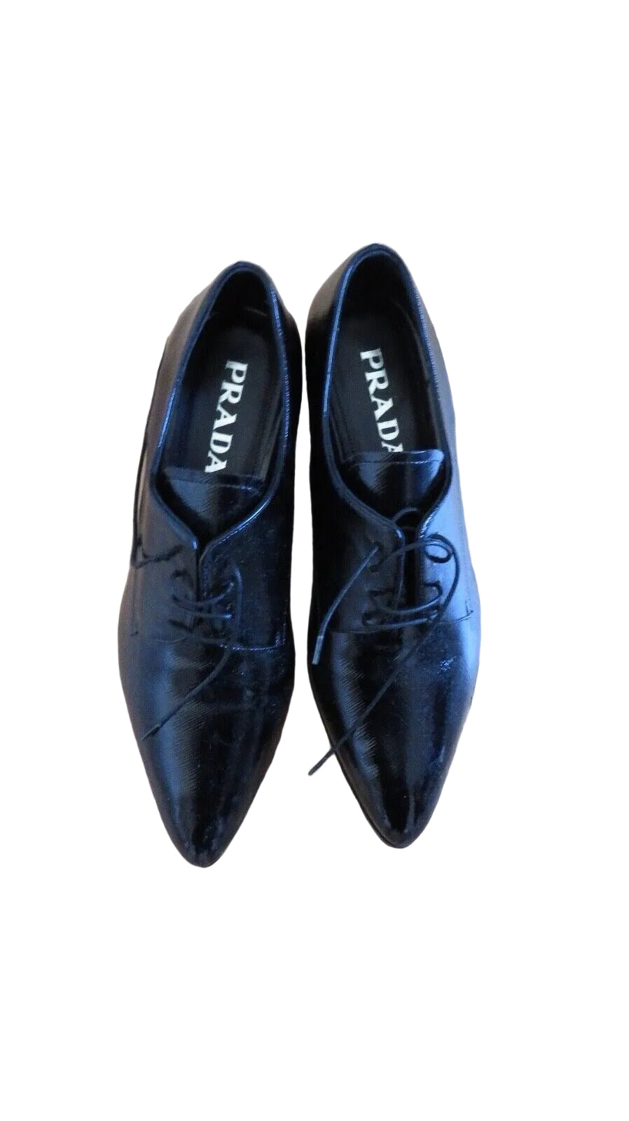 PRADA Dandy Size 40 Black Leather Prada