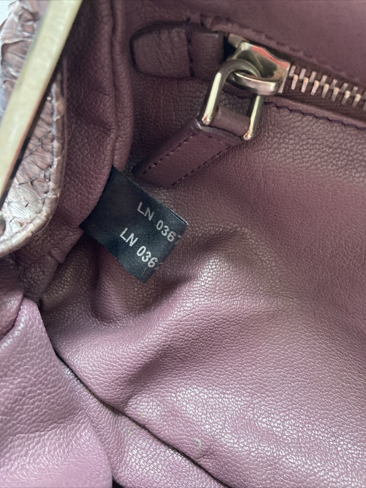 Brand: Prada | Material: Python leather | Handbags | Color: Purple | Made in Italy | Clutch
