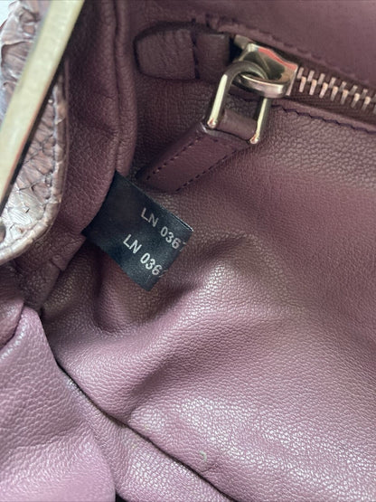 Brand: Prada | Material: Python leather | Handbags | Color: Purple | Made in Italy | Clutch