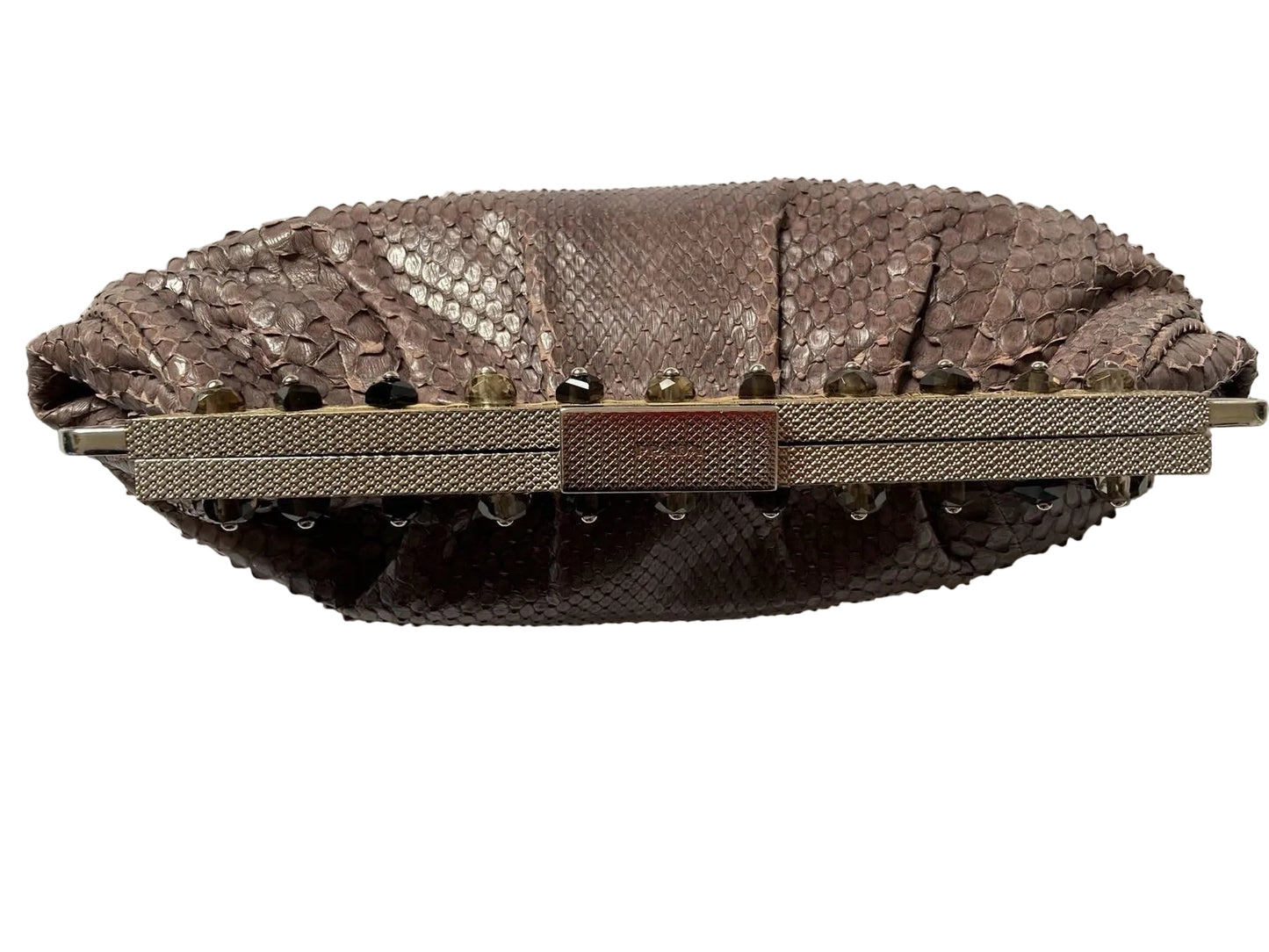Brand: Prada | Material: Python leather | Handbags | Color: Purple | Made in Italy | Clutch