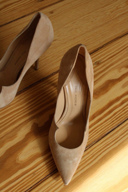 Paul Andrew Pumps, size 40, brand , cream