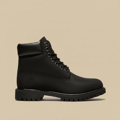 Timberland Black Leather Biker Boots – Size 40