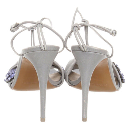 Burberry Grey Leather Sandals – EU 40