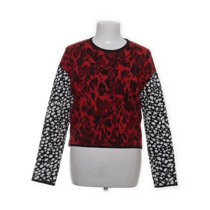 Fausto Puglisi Cropped Wool Sweater – Leopard  Polka-Dot Print Size: DE 34 / XS · IT 38