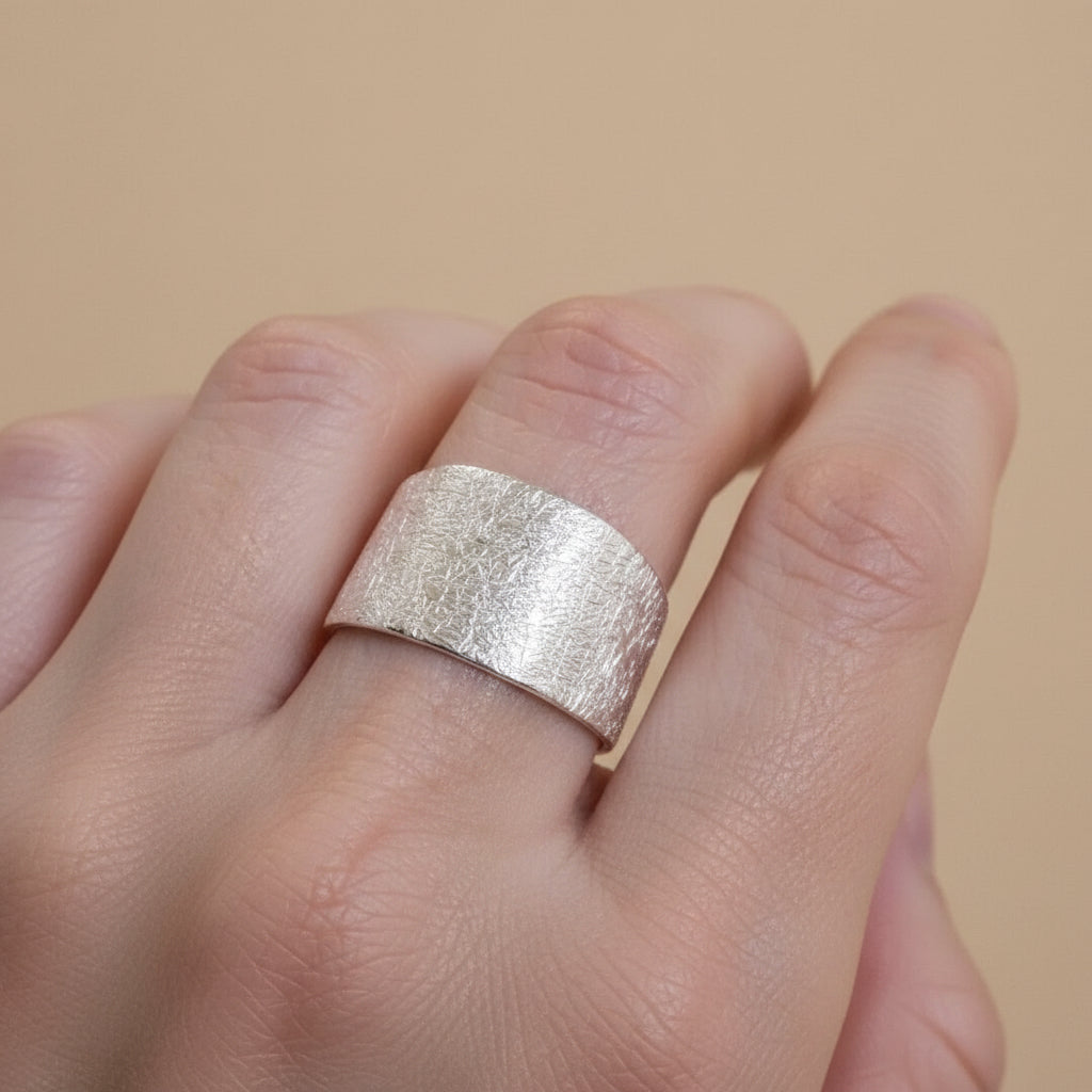 Grethe Winter Flurry Ring – Gold-Plated 925 Sterling Silver – Made in Germany