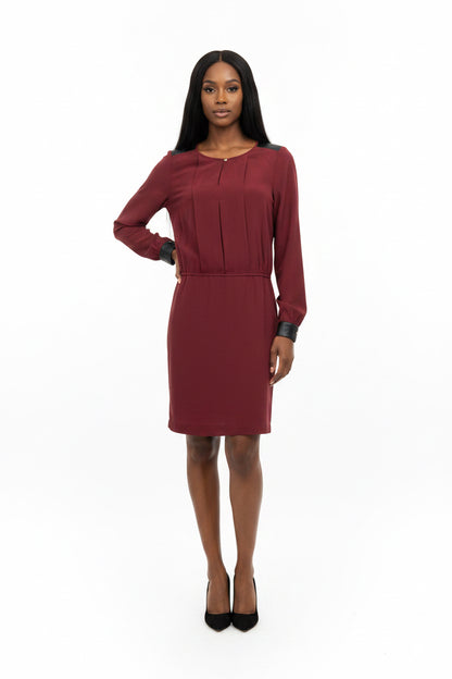 Tommy Hilfiger Item: Dress Size: 34/XS Color: red Material: pure silk