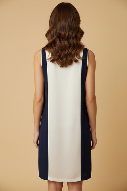 Tommy Hilfiger Silk Blend Dress – Blue & White – Size S – Elegant Summer Style