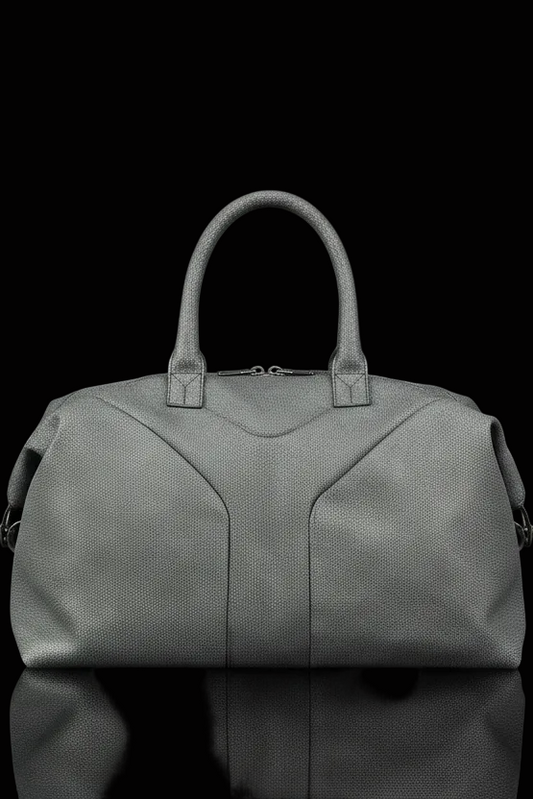 Yves Saint Laurent easy y boston bag in gray — rent from Laura Messerschmitt, Berlin stylist