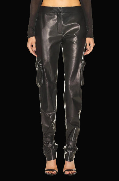 Tom Ford nappa leather cargo pants — rent from Laura Messerschmitt, Berlin stylist