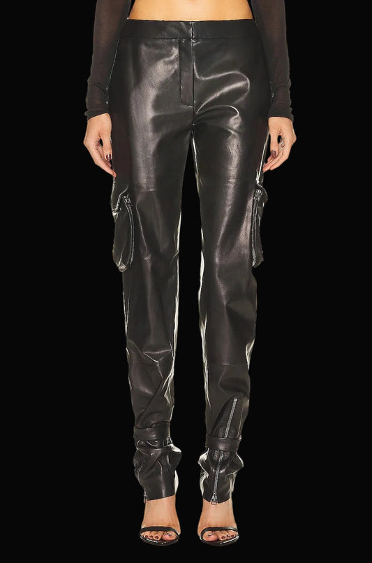 Tom Ford nappa leather cargo pants — rent from Laura Messerschmitt, Berlin stylist
