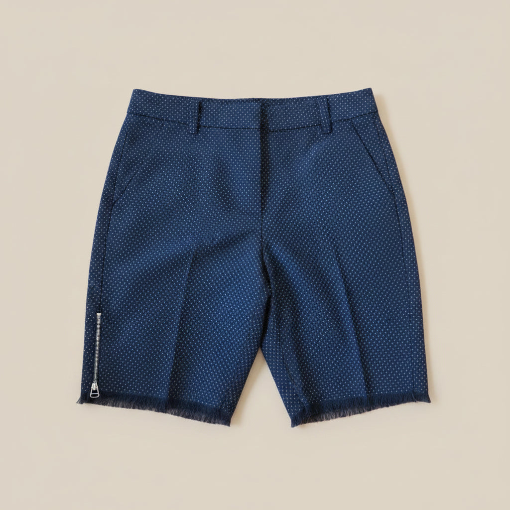 3.1 Phillip Lim Silk Shorts – Gold & Blue