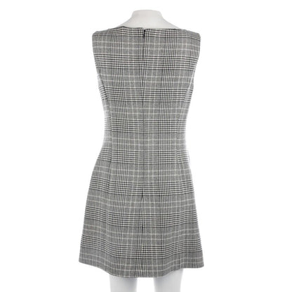 Prada Prince of Wales Check Shift Dress – Black & White Wool-Cashmere Size: EU S