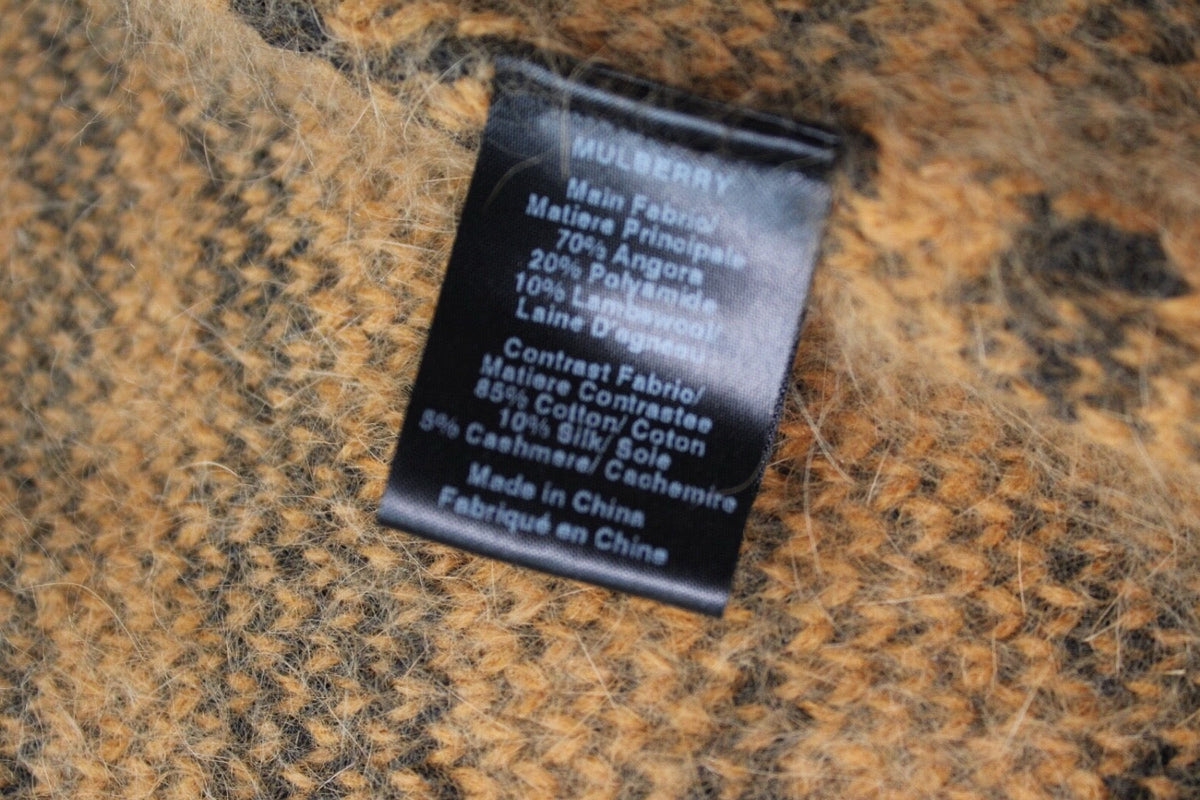 Mulberry – Pullover aus Wolle und Kaschmir, braun-schwarz