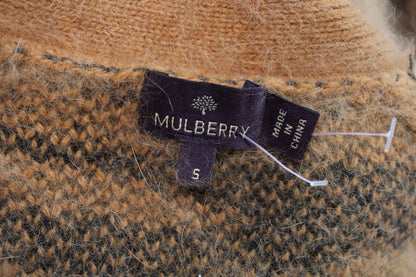 Mulberry – Pullover aus Wolle und Kaschmir, braun-schwarz