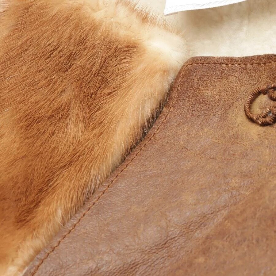 Prada Fall 2004 Runway Shearling Coat with Mink & Crystal Detail — front view | Rent designer fashion at Laura Messerschmitt Berlin