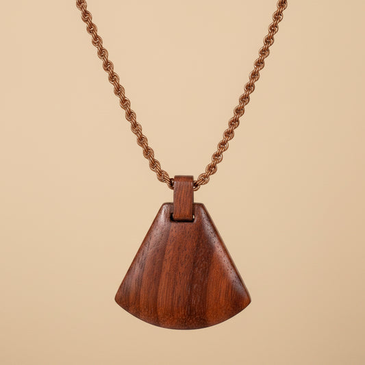 Vintage Wooden Statement Necklace