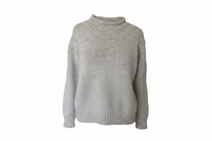 100% Himalayan Yak Wool Roll-Neck Sweater, Size M