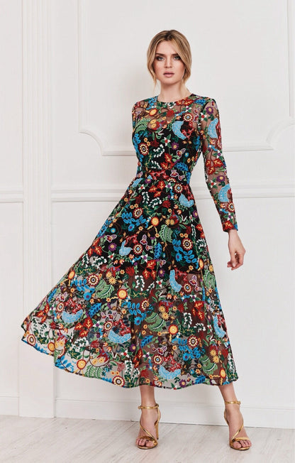 Midi Dress Jolin by MATSOUR'I 36 HANDMADE IN BERLIN