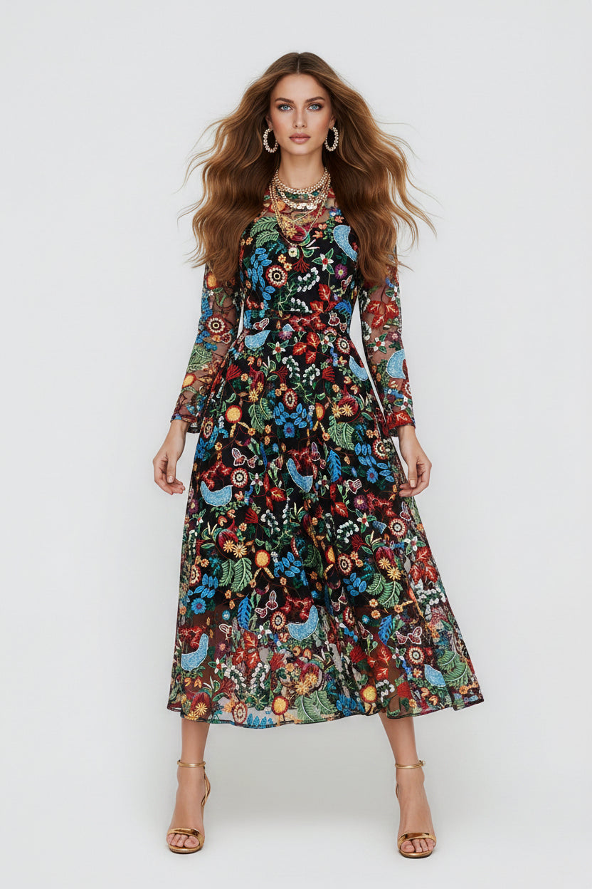 Midi Dress Jolin by MATSOUR'I 36 HANDMADE IN BERLIN