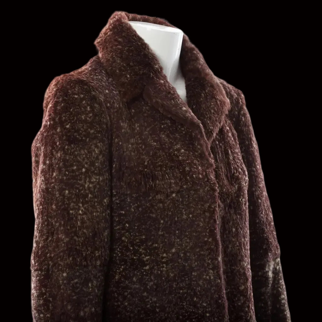 Chanel shearling coat — turned cuff detail