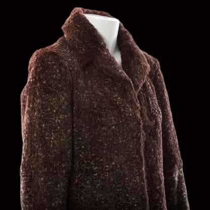 Chanel shearling coat — turned cuff detail