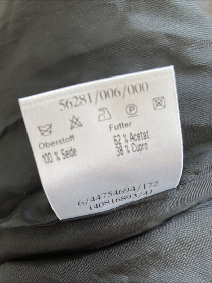 René Lezard — Polka Dot Silk Dress in Black & White — detail view | Rent designer fashion at Laura Messerschmitt Berlin