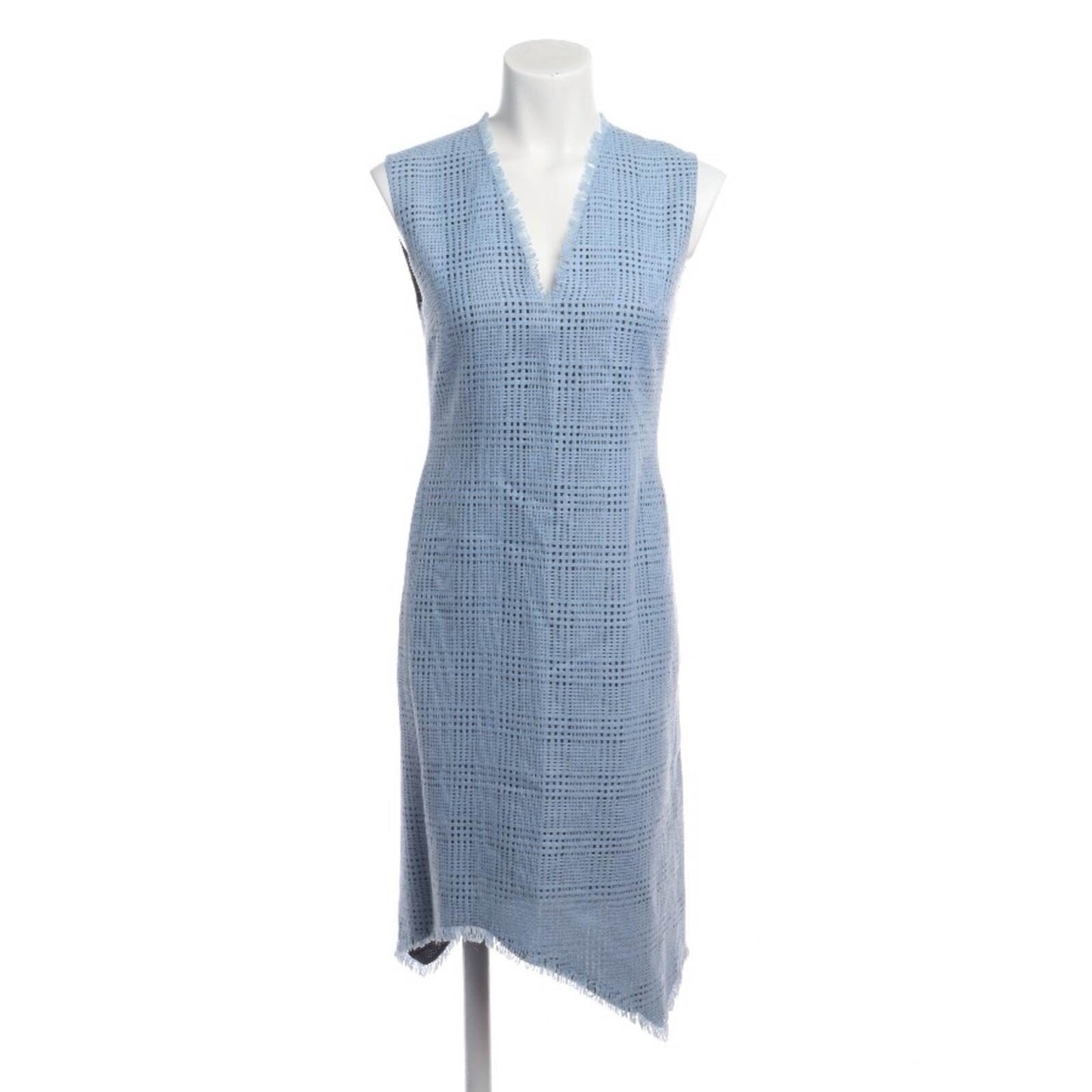 Gianni Versace — V-Ausschnitt-Midikleid aus Angora