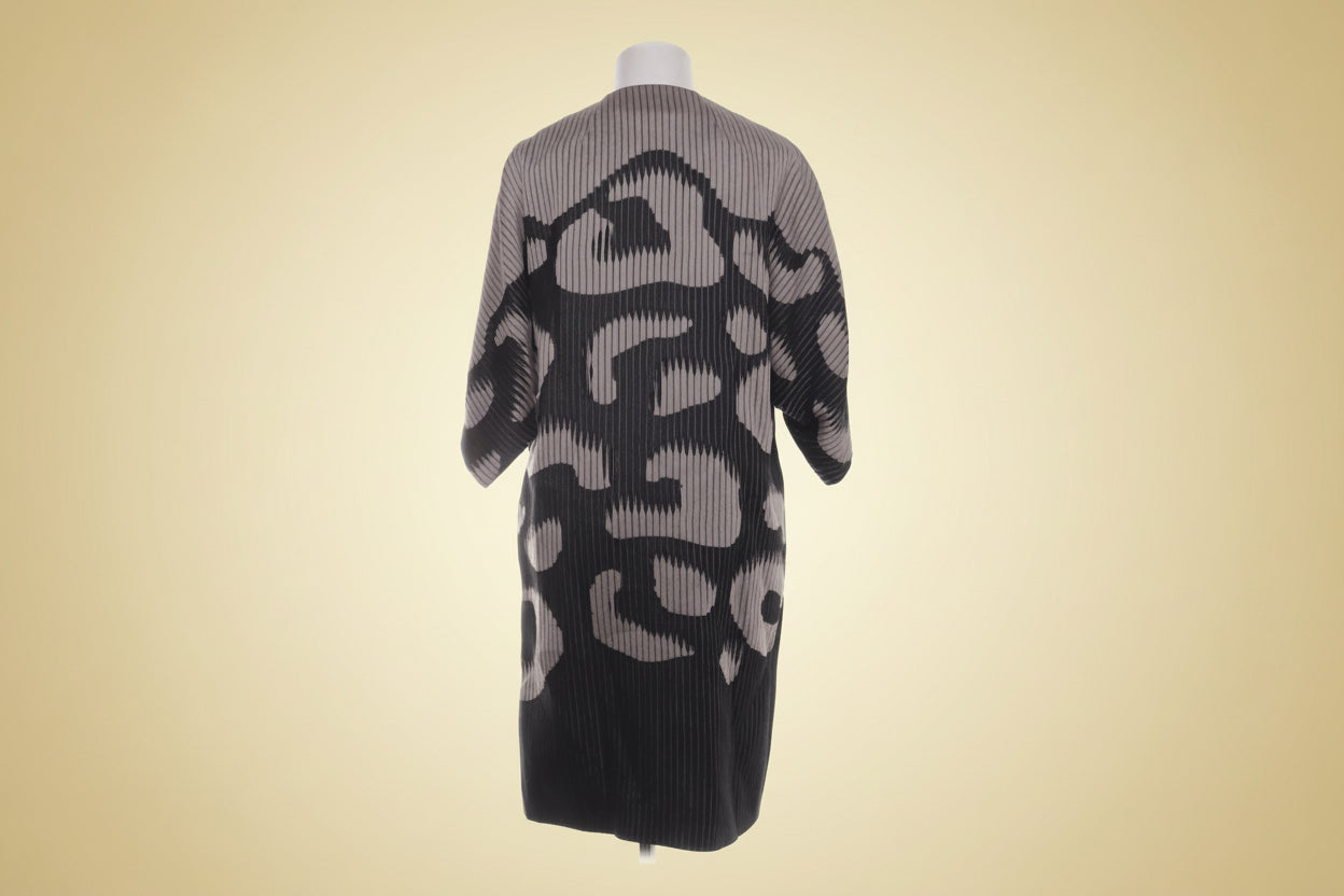 Escada Coat and Dress, Size: 34, Brown, Gray, Black