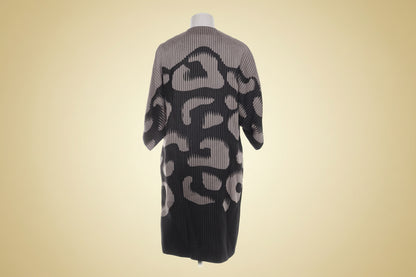 Escada Coat and Dress, Size: 34, Brown, Gray, Black