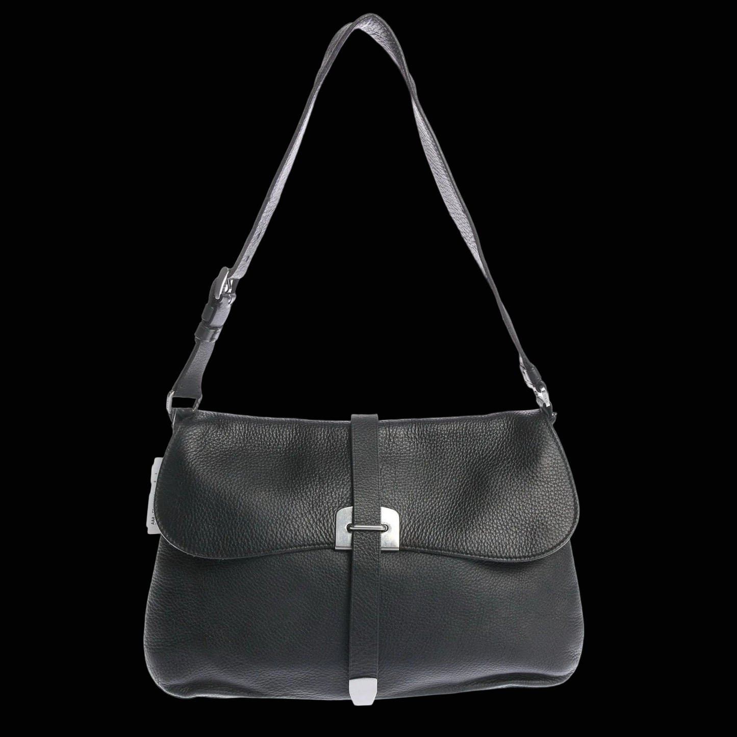 Prada vintage vitello daino shoulder bag in black — rent from Laura Messerschmitt, Berlin stylist