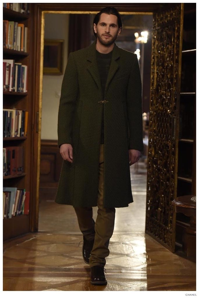Chanel 2015 Paris-Salzburg Coat green