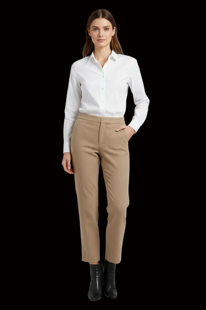 Ralph Lauren — Camel Hair Tailored Trousers