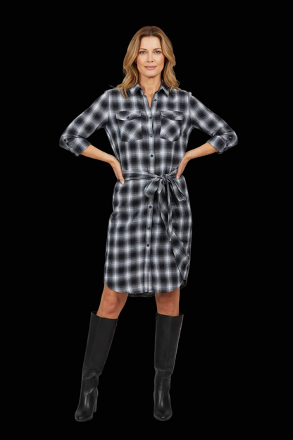 Ralph Lauren Denim & Supply plaid shirt dress — rent from Laura Messerschmitt, Berlin stylist