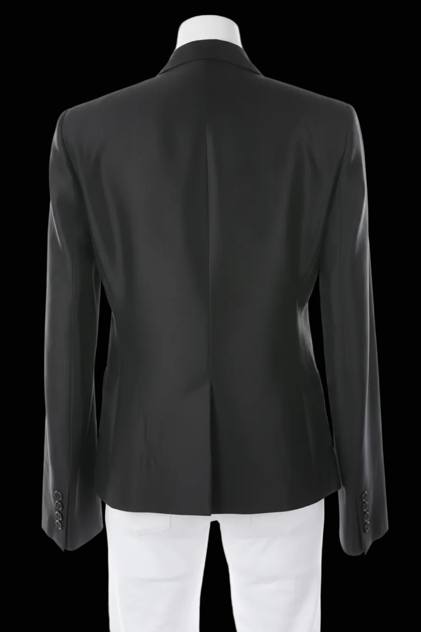 Dolce & Gabbana — Schwarzer Seidenblazer