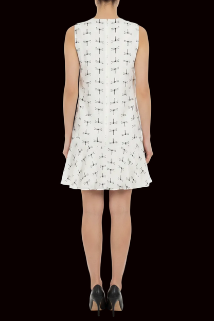 Max&Co — Silk Shift Dress in Dragonfly Print