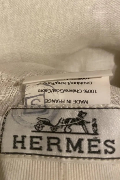 Hermès — Beanie in Leather — view 5