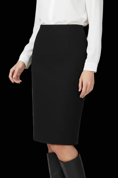 Christian Dior wool crepe pencil skirt in black (made in france) — rent from Laura Messerschmitt, Berlin stylist