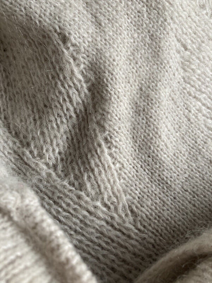 Lala Berlin — Mohair Wool Knit Dress in Cream Size S