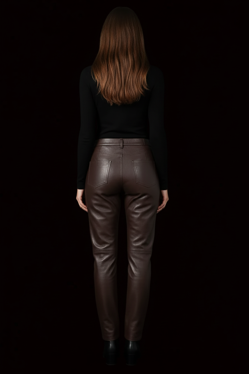 Hermès – Hirschlederhose mit Seidenfutter