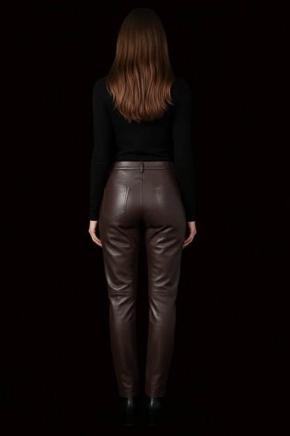 Hermès – Hirschlederhose mit Seidenfutter