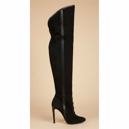 Giuseppe Zanotti — Black Over-the-Knee Boots