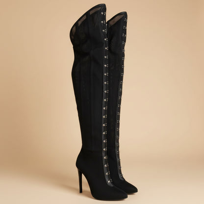 Giuseppe Zanotti — Black Over-the-Knee Boots