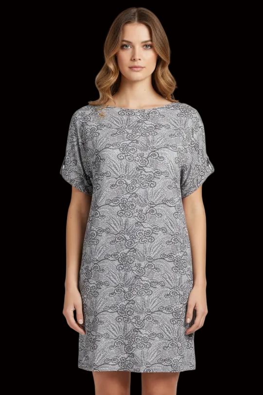 3.1 Phillip Lim printed drop-waist mini day dress — rent from Laura Messerschmitt, Berlin stylist