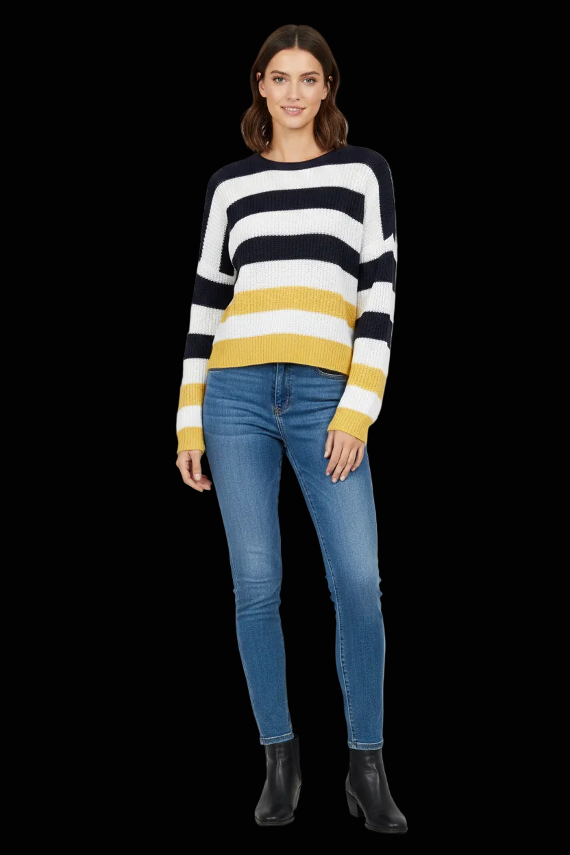 Polo Ralph Lauren — Striped Linen Knit Sweater