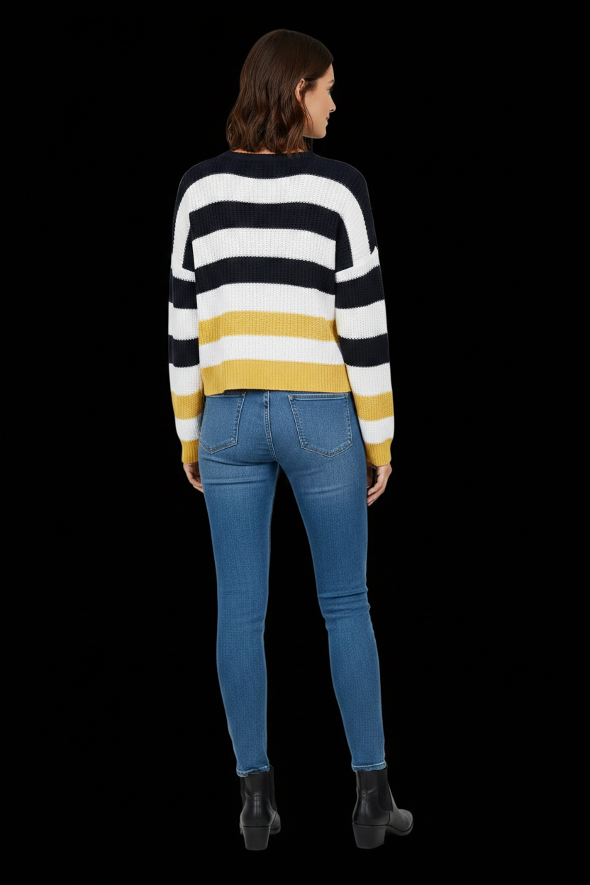 Polo Ralph Lauren — Striped Linen Knit Sweater