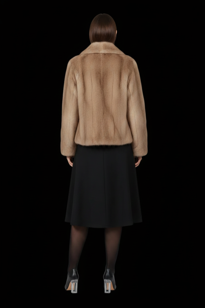 Gerson Pelze - Vintage 1950s Cropped Mink Jacket