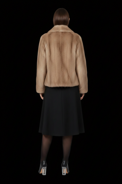 Gerson Pelze - Vintage 1950s Cropped Mink Jacket