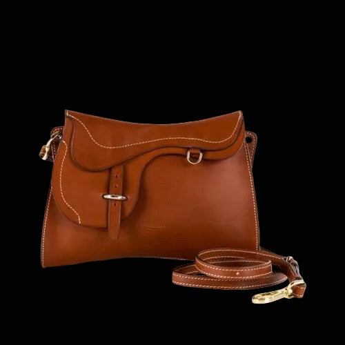 Boldrini Selleria Osella leather bag side view