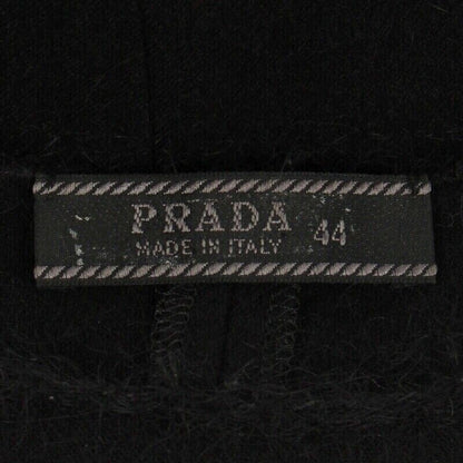 Prada black brushed mohair wool two-piece set — view 6