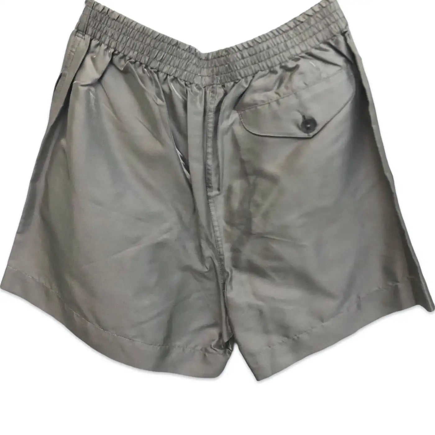 Chanel — Spring 1999 Silver Silk Shorts